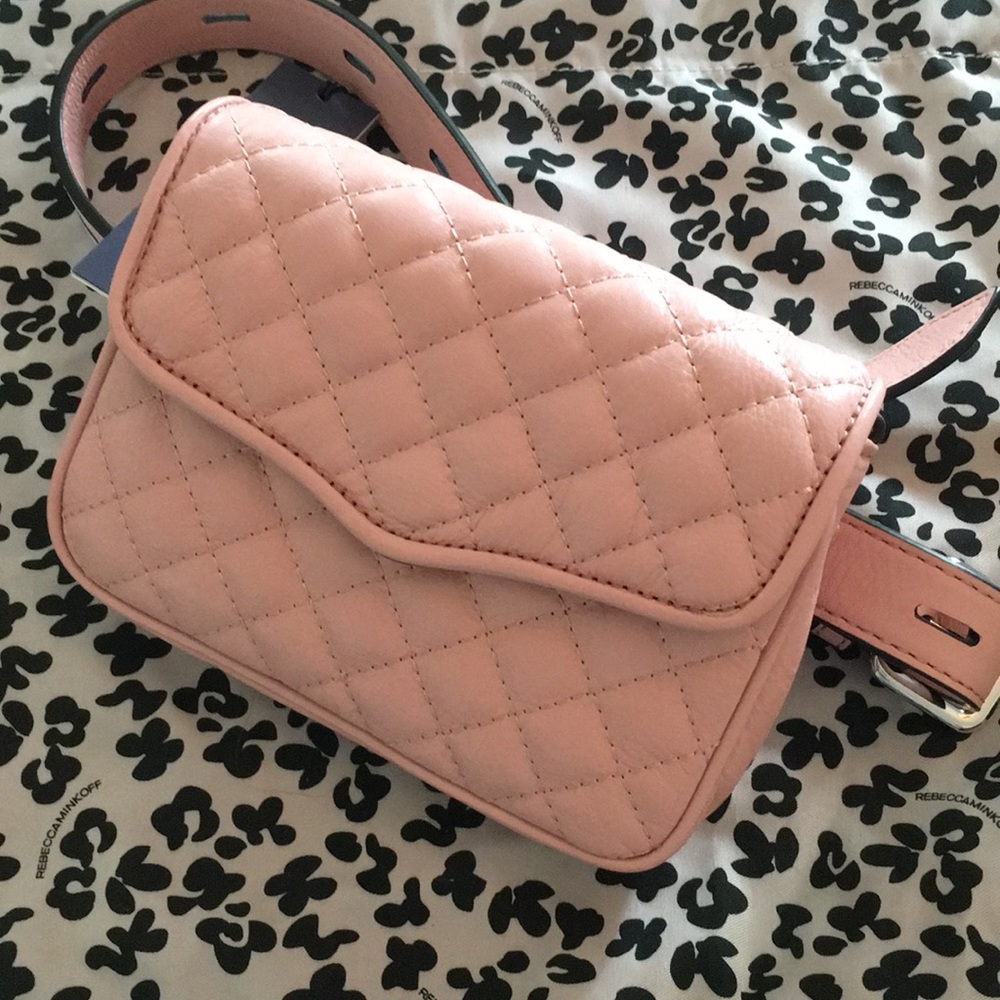 Rebecca Minkoff belt bag crossbody NWT pink so 💕